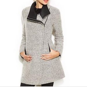 Calvin Klein Wool Dress Coat